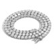 Hip Hop 3mm 4mm 5mm CZ Diamond Mens Tennis Chain 