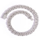 Sparkly 17mm CZ Diamond Iced Out Stud Link Chain for Men