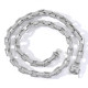 Sparkly 8mm H-barDiamond Chain for Men