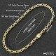 Sparkly 8mm H-barDiamond Chain for Men