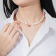 Modern 8mm Red Freshwater Pearl Beaded Women Necklace