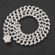 Jonn Fashion Hip Hop 12mm Cuban Necklace for Men