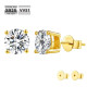 1.0 Carats VVS1 Moissanite Earrings for Men