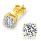 1.0 Carats VVS1 Moissanite Earrings for Men