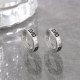 Cool Non-pierced 15mm Ear Cuff Sterling Silver for Men